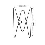 loft urban frame 40cm living black